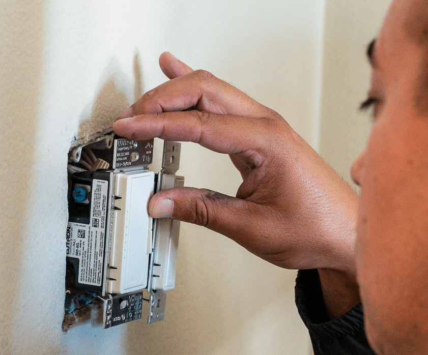 Installing Lutron dimmer and switch