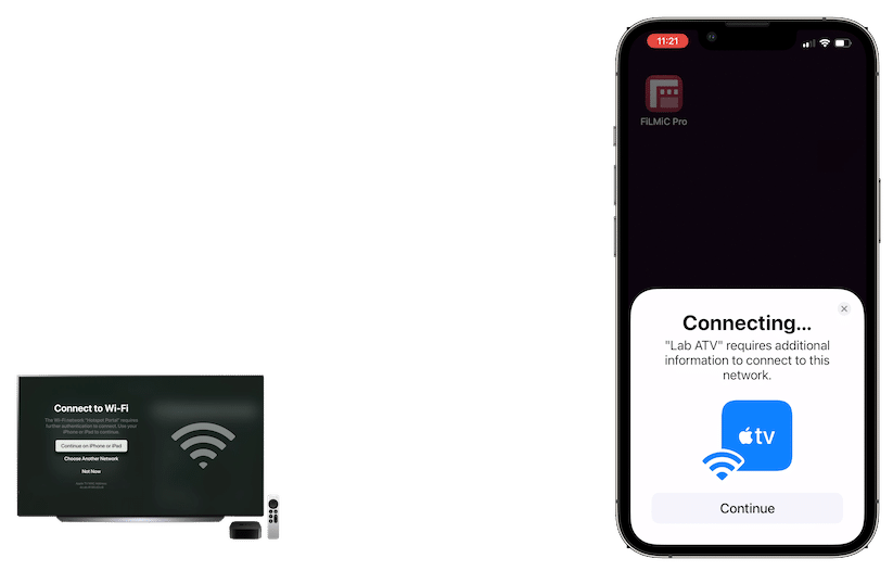 AppleTV Wi-Fi connecting